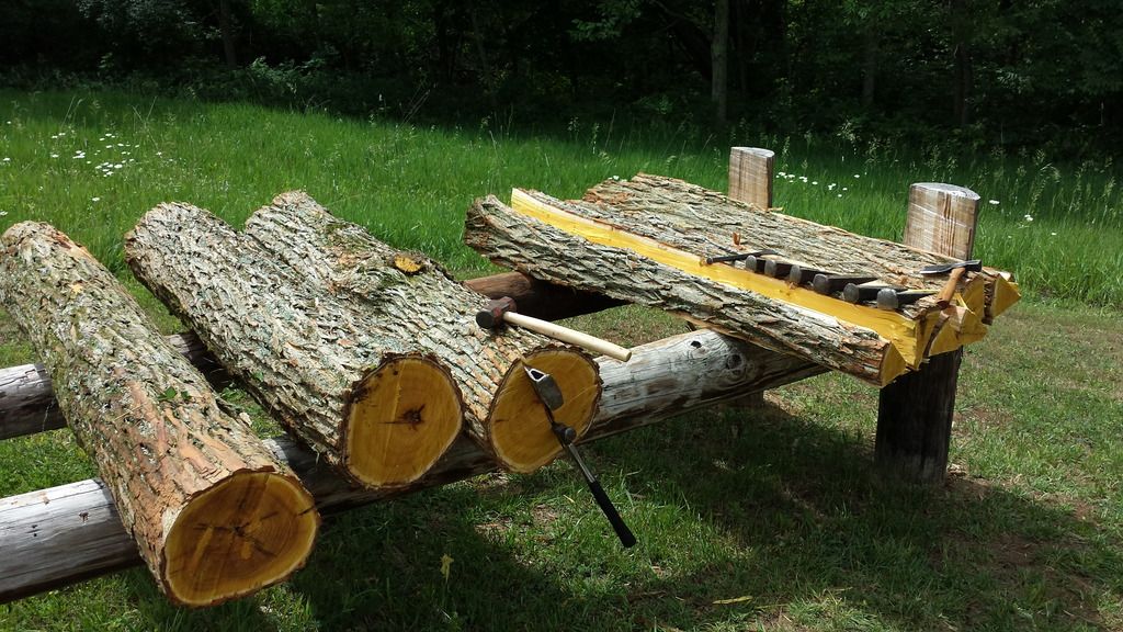 making wood splitting wedges
